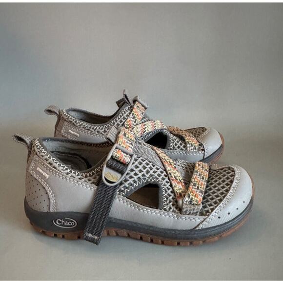 Chaco Other - Chaco Kids' Odyssey Sport Sandal Tan Gray Orange little kids size 12 hiking shoe